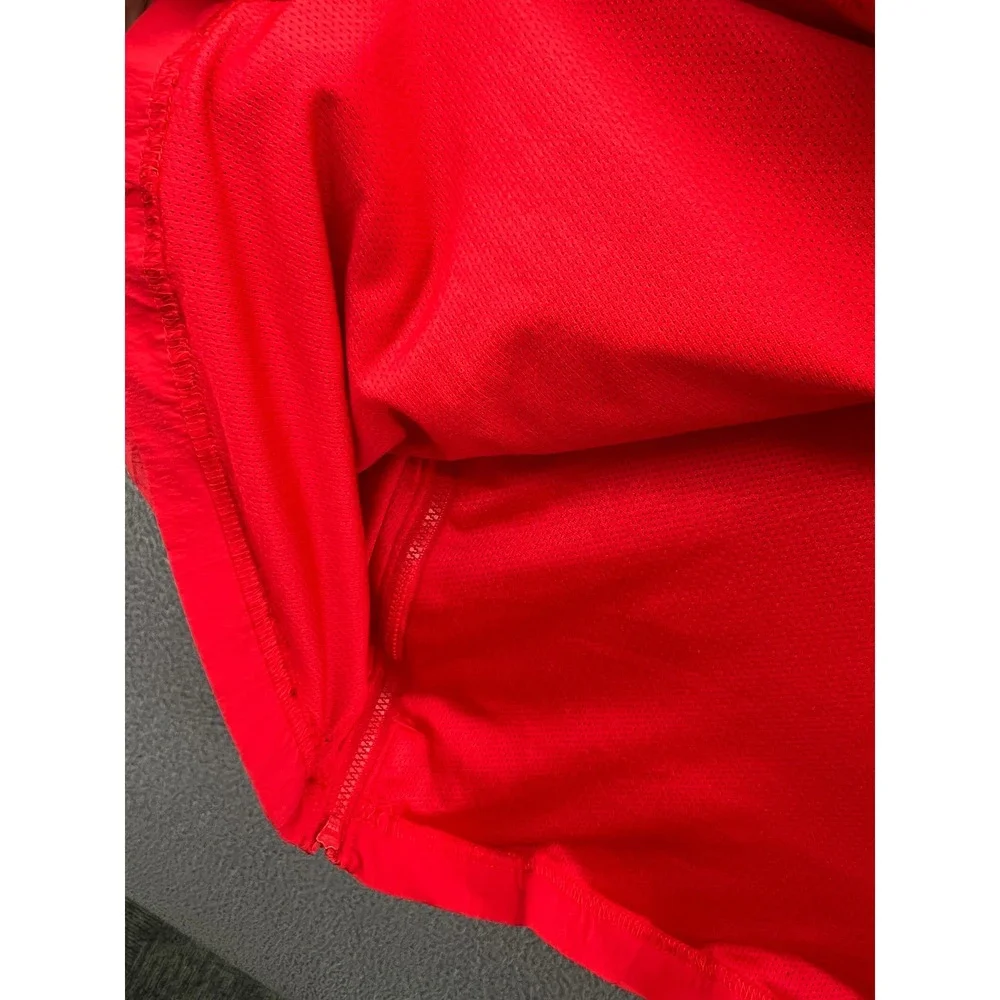 Air Jordan Windbreaker Mens XXL Red Short Sleeve 1/4 Zip Pullover Jumpman